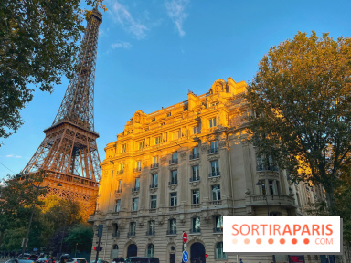 Visuel Paris 7e - Tour Eiffel - coucher de soleil