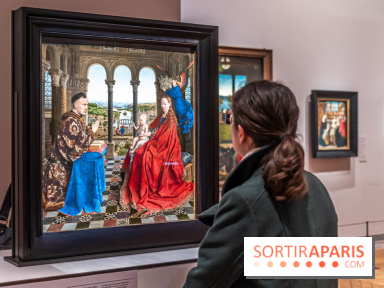 Exposition Revoir Van Eyck, La Vierge du chancelier Rolin au Musée du Louvre