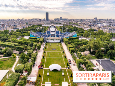 La terrasse sur la Tour Eiffel 2024 en mode JO Paris 2024 - les photos