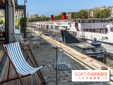 La Plage Parisienne, restaurant et terrasse en bord de Seine Quai de Javel