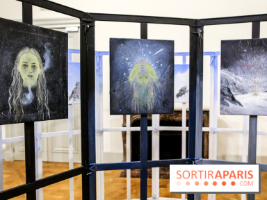 Ylva Snöfrid, exposition Cosmos et Vanitas à l'Institut suédois, nos photos