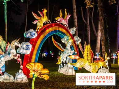 L'Odyssée Lumineuse 2024, le parcours de lumières au Parc Floral - les photos -  licornes
