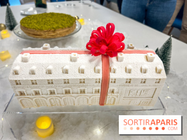 Bûches de Noël 2024 Bo&Mie - Un flocon à Paris