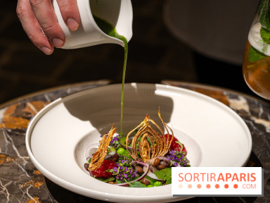 Maison Delano restaurant et terrasse cachée Paris 8e - Jardin des Pois