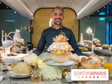 Les bûches et créations de Noël et fêtes de Ladurée 2025