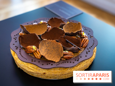 Bûche de Noël Opéra Garnier de la Maison du Chocolat 2025 - photos - A7C07783