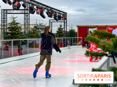 Noël 2025 aux Galeries Lafayette Haussmann : une patinoire éphémère sur les toits de Paris
