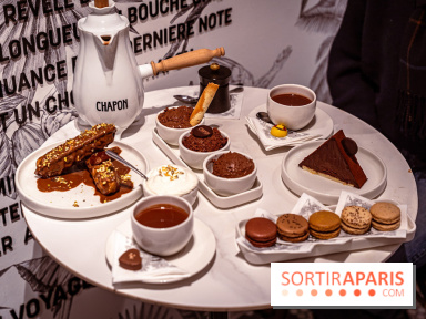 salon de thé chocolatier Chapon Saint-Germain-En-Laye - Yvelines:  chocolat chaud et gourmandises - photos