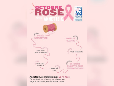 En octobre, Annette K voit la vie en rose !