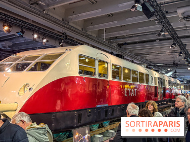 Salon Rétromobile 2026 à Paris - train Bugatti