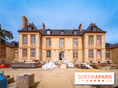 Le château de Plaisir dans les Yvelines se transforme en conservatoire - photos - façade intérieur