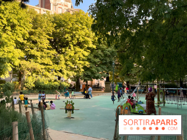 Square des Epinettes, le parc caché du 17e