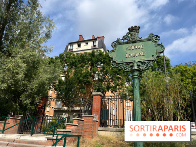 Le square Séverine, grand espace vert du 20e arrondissement