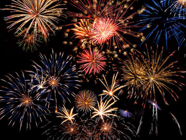 Feu d'artifice du 14 juillet 2017 à Taverny