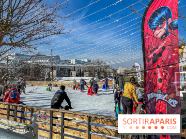 Une vraie patinoire s’installe Parc André Citroën : Patins en folie