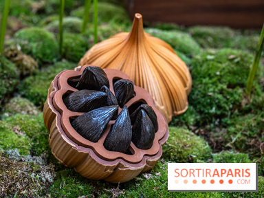 Pâques 2025 : l'oeuf ail noir original du Peninsula Paris par Anne Coruble