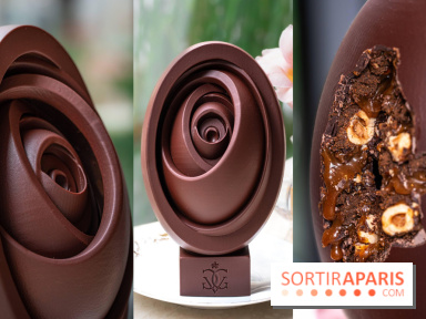 L'oeuf de Pâques fleur gourmande du George V Paris par Michael Bartocetti 2024