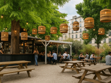 Le Café A : le restaurant-terrasse cachée à découvrir près du Canal Saint-Martin