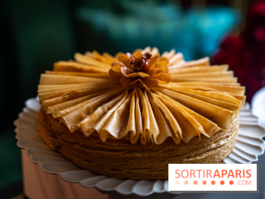 Galette des Rois La Réserve Paris : la belle Fleur de Noisette 2026