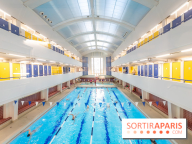 La piscine Château Landon, la plus  vieille piscine de Paris a rouvert ses portes dans le 10e