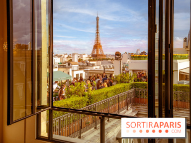La terrasse en Rooftop du Peninsula Paris 2026, le bar perché à la vue exceptionnelle