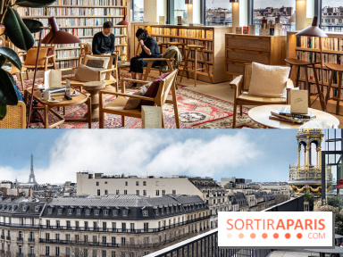 Le Bar Perché : un bar littéraire & sa terrasse avec vue se hisse au 7e étage du Printemps Haussmann