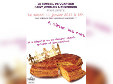 Galette des rois gratuite sur la Place du Louvre