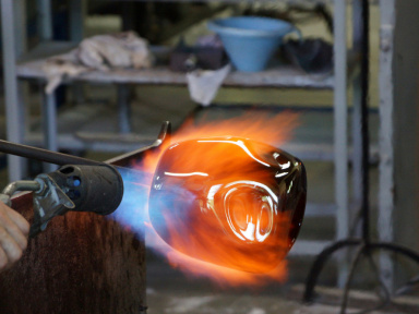 Atelier soufflage de verre coquin en Île-de-France