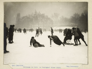 Quand les parisiens faisaient du patin à glace sur les lacs gelés du Bois de Boulogne