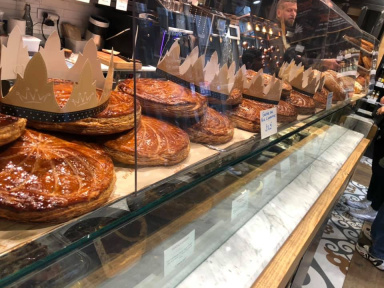Galette des rois 2020 à la boulangerie Tartine
