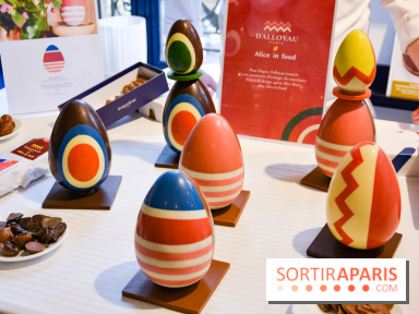 Pâques 2022 : Dalloyau dévoile des oeufs chocolatés arty en collab' avec Alice in Food