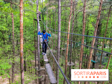 Aventure Floréval, le parcours en pleine nature