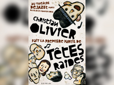 Christian Olivier et Têtes Raides en concert au Théâtre Déjazet