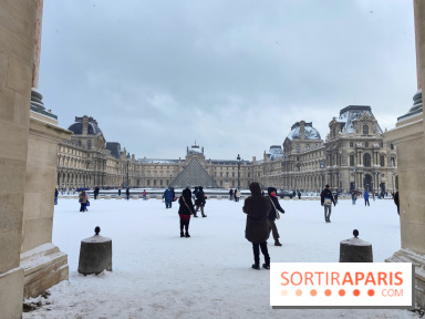La Neige à Paris - musée du Louvre