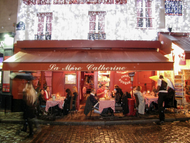 La petite histoire des grands restaurants de Paris : A La Mère Catherine, institution montmartroise