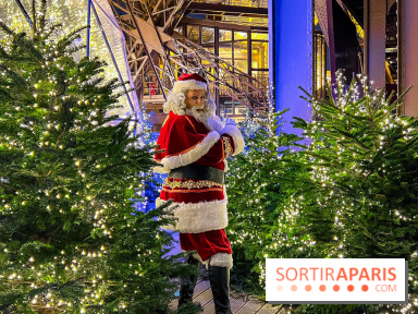 Noël 2024 à la tour Eiffel : terrasse d'hiver, délices de fêtes & Père-Noël au 1er étage du monument