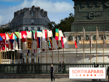 Une œuvre textile monumentale autour de la Colonne de Juillet à Bastille pour la Paris Design Week 2026