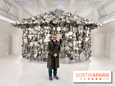 Sangam : l'installation monumentale de Subodh Gupta au Bon Marché Rive Gauche