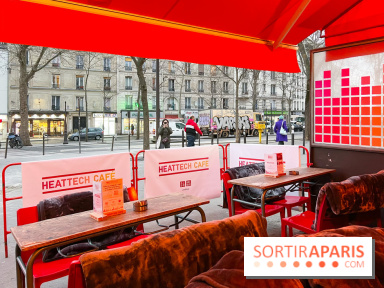 HEATTECH CAFÉ : la terrasse la plus chaude de Paris signée UNIQLO, au Café Chéri(e) 