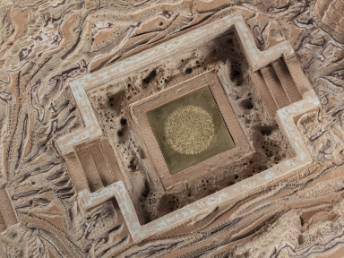 Promenade(s) en Champagne, l'installation sculpturale d'Eva Jospin au Carreau du Temple
