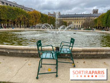 Visuel Paris vide confinement Palais Royal