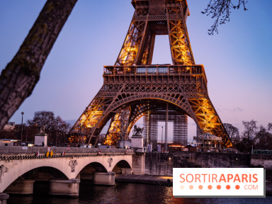 Visuel Paris Tour Eiffel nuit - pont d'Iéna