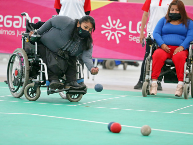 Control de Boccia de la ANPP en el Velódromo de la Videna.