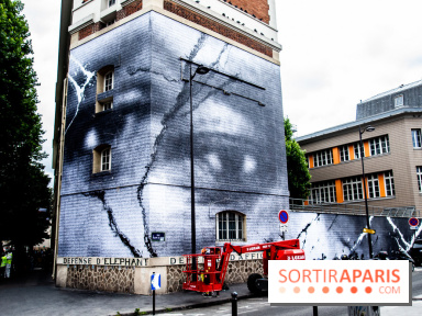 Hommage à Adama Traoré : l'artiste JR dévoile un collage géant à Paris, les photos
