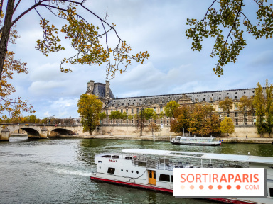 Visuels Paris Seine automne Tuileries bateau