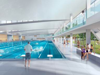 L’Aquarena : le bassin olympique de Paris La Défense Arena s'installe à Sevran