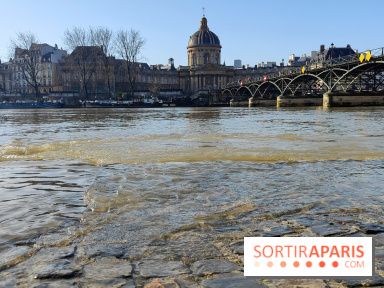 Visuel actualités - Crue Seine Pont des Arts