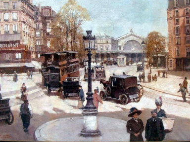 Paris en 1910 - 1920 peint par Léon Zeytline - PHOTOS 