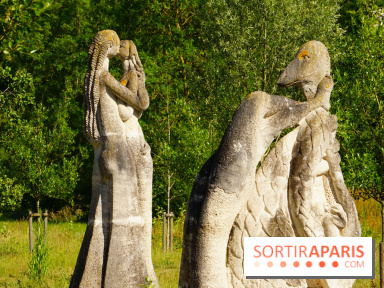 Le jardin de sculptures de la Dhyus, un lieu insolite en Île-de-France