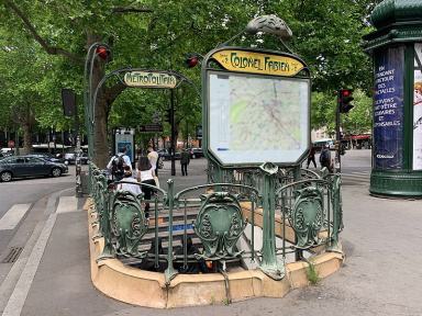 métro colonel fabien